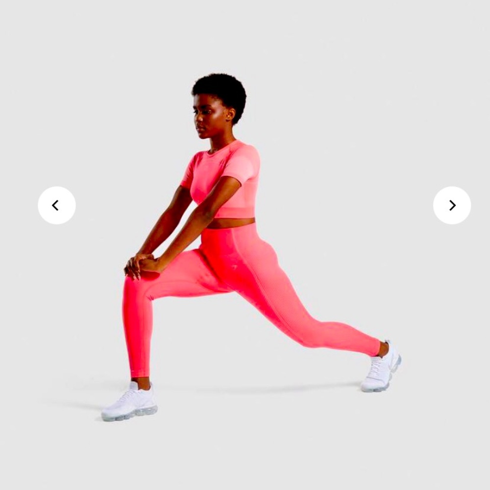 BRAND NEW ✨ Gymshark pink workout set- size S